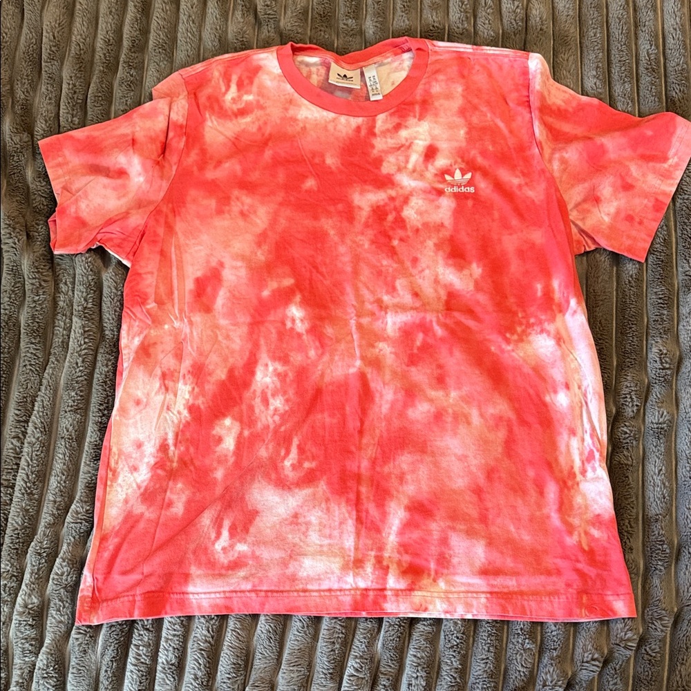 Adidas Pink Tie-die Men’s Tshirt.